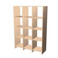 4 x 3 Cube Open storage shelf system